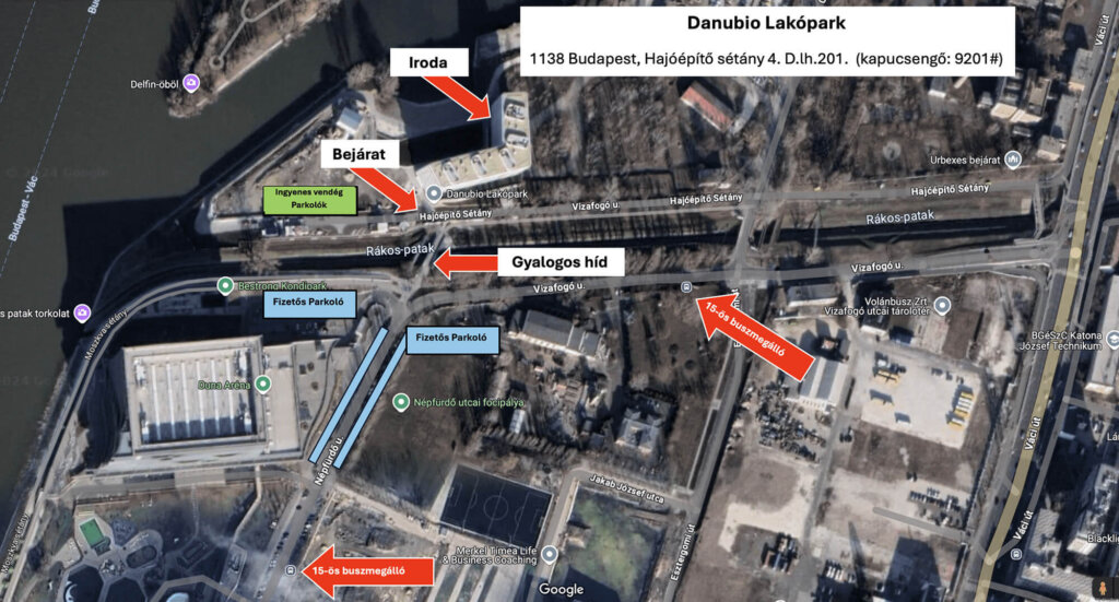 Danubio Iroda terkep